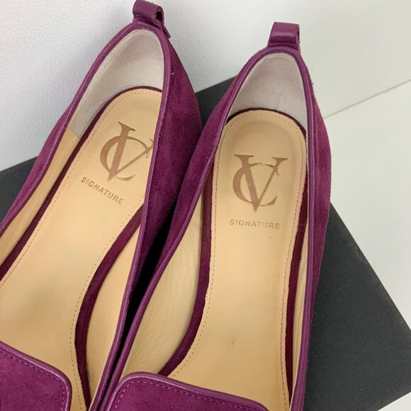 VC Signature 'Nancy' Tassel Loafer In Plumberry Sz 8.5M - Picture 4 of 16